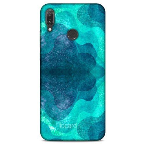 Huawei Y9 2019 Kılıf Pastel Renkler (6) Silikon Kılıf Mavi Yeşil