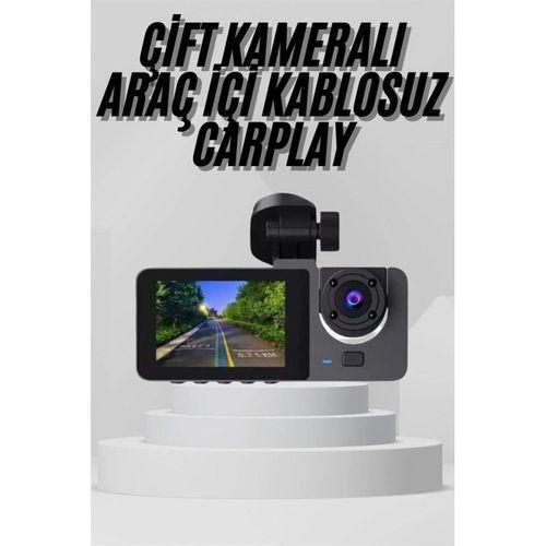 Yol Kayıt Araç Kamerası Hd Dvr 3 Kameralı 2.0in Ekranlı Ön İç Arka
