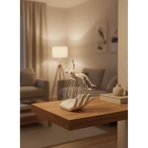 El İnsan Figürü Beyaz Modern Soyut Tasarım Salon Ve Ofis Dekorasyonu