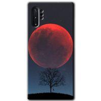 Samsung Galaxy Note 10 Plus HD Baskılı Kılıf + 9D Tam Ekran Koruyucu - Kanlı Ay