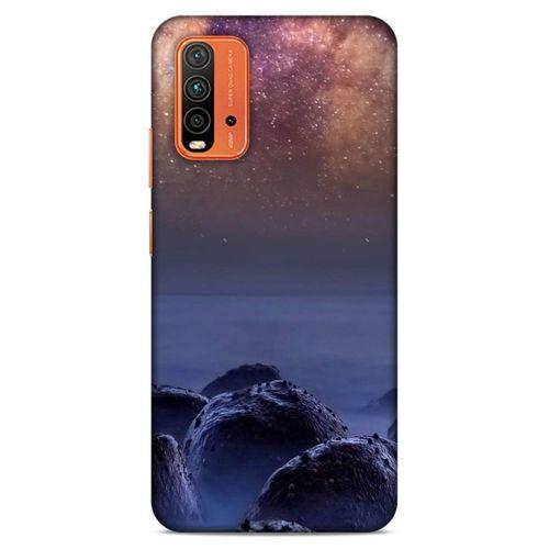 Lopard Xiaomi Redmi Note 9 4g Uyumlu Kılıf Gece'S (26) Tpu Silikon Kılıf Bordo