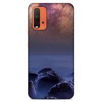 Lopard Xiaomi Redmi Note 9 4g Uyumlu Kılıf Gece'S (26) Tpu Silikon Kılıf Bordo