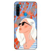 Lopard Xiaomi Redmi Note 8 Uyumlu Kılıf Sürreal Yüzler ♀ (13) Silikon Kap Baskılı