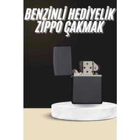 Erkeklere Özel Hediyelik Eşya Metalik Benzinli Çakmak Doldurulabilir