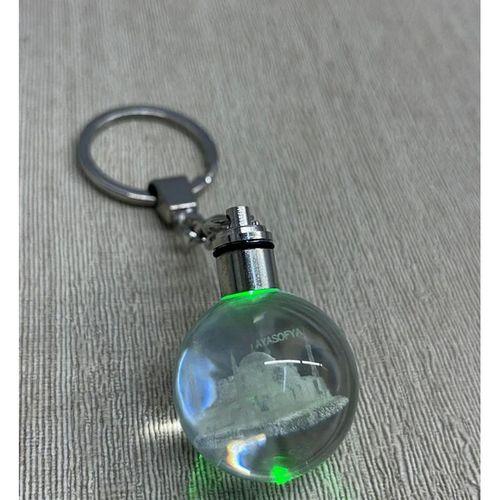 Ledli Ayasofya Tasarımı Kristal Anahtarlık