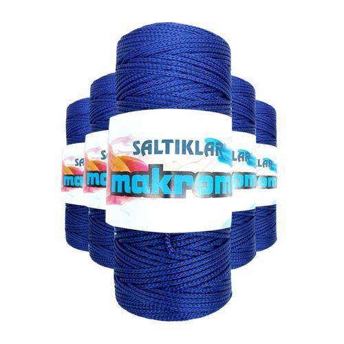 5 Adet Polyester Makrome İpi 370 Lacivert 100 gr
