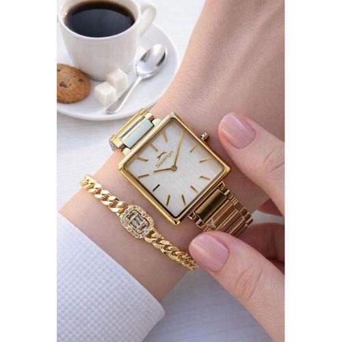 Slazenger Çelik Kordon 5 Atm Suya Dayanıklı 2 Yıl Garantili Kadın Kol Saati SL.12588.3.120