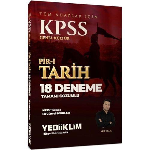KPSS Genel Kültür Tüm Adaylar İçin Tamamı Çözümlü Piri Tarih 18 Deneme Yediiklim