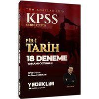 KPSS Genel Kültür Tüm Adaylar İçin Tamamı Çözümlü Piri Tarih 18 Deneme Yediiklim