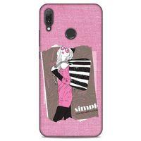 Sokak Modası 17 Huawei Y9 2019 Kılıf Desenli Silikon