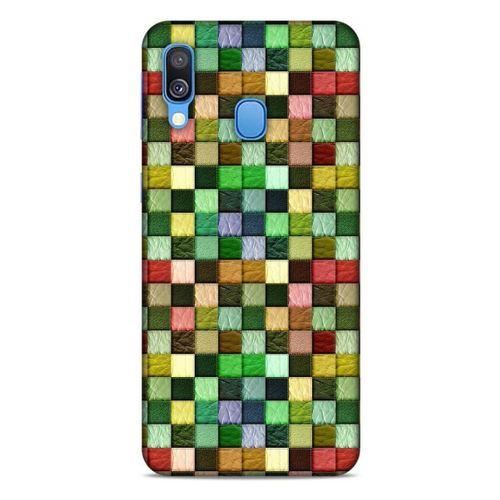 Samsung Galaxy A40 Kılıf Patchwork (50) Shockproof Kılıf Karışık Renkli