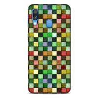 Samsung Galaxy A40 Kılıf Patchwork (50) Shockproof Kılıf Karışık Renkli