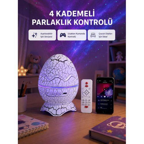 Galaksi Efektli Dinozor Yumurta Projektör – Yüksek Çözünürlüklü