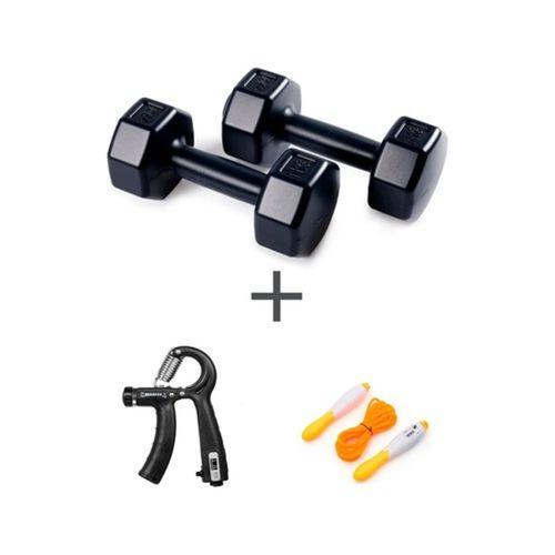 Ps Spor 1 Kg Dambıl Set 1kg 2 Adet Dambıl + Sayaçlı Ayarlanabilir El Yayı Ve Atlama İpi