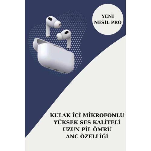 3 Kordonlu Pembe Amoled Ekran Akıllı Saat Ve Yeni Nesil Pro Kablosuz Bluetooth Kulaklık Anc/enc