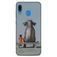 Lopard Samsung Galaxy A30 Uyumlu Kılıf Manipülasyon ☻ (38) Neo Hybrid Kılıf Desenli