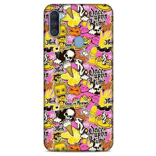 Graffitix (40) Desenli Silikon Kapak Samsung Galaxy A11 Kılıf