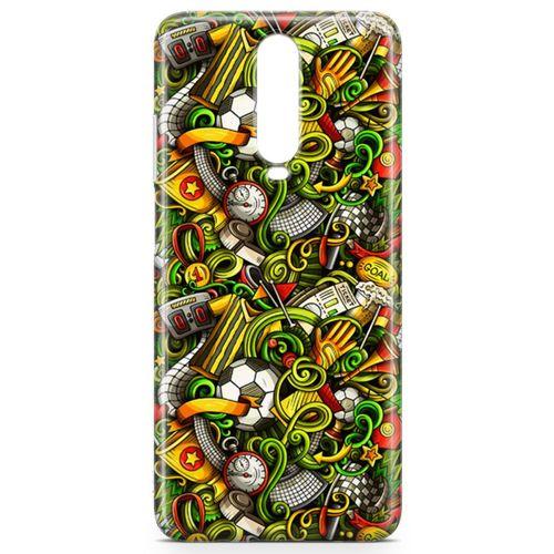 Xiaomi Redmi K30 Kılıf Futbolcu Doodle Arka Kapak Koruma Desenli Full Koruyucu