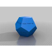 Ekipmansız Kalistenik Egzersiz D12 Dodekahedron 3D Baskı (Bu ürün Sadece Plastik parçadır - Almadan Önce Soru Sorabilirsiniz)