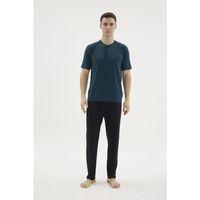 Kocabey Kkt-26153 Erkek Midi Yaka Pijama Takımı