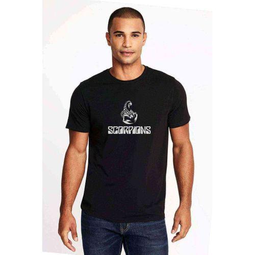 Scorpions Baskılı Siyah Erkek Tshirt