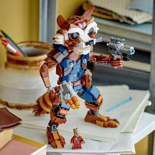 Eğitici Oyuncak LEGO Super Heroes Rocket ve Bebek Groot 76282