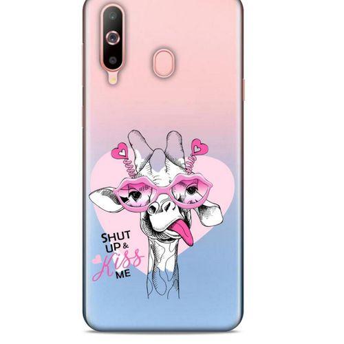 Zoologix (14) Samsung Galaxy A60 Şeffaf Kılıf Silikon Desenli
