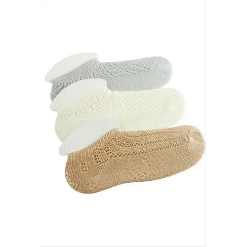 Dantel Yünlü Kısa Çorap