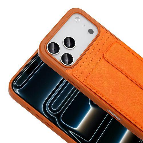 Apple iPhone 17 Pro Kılıf PU Deri Kartlıklı Zore Sevilla Kapak