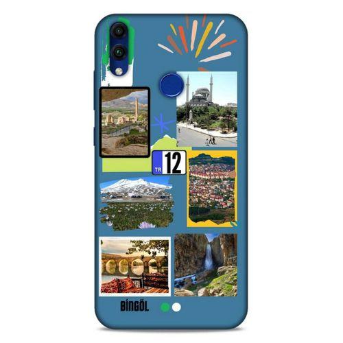 Lopard Huawei Honor 8C Uyumlu Kılıf Şehirli ※ (12) Bingöl Koruyucu Silikon