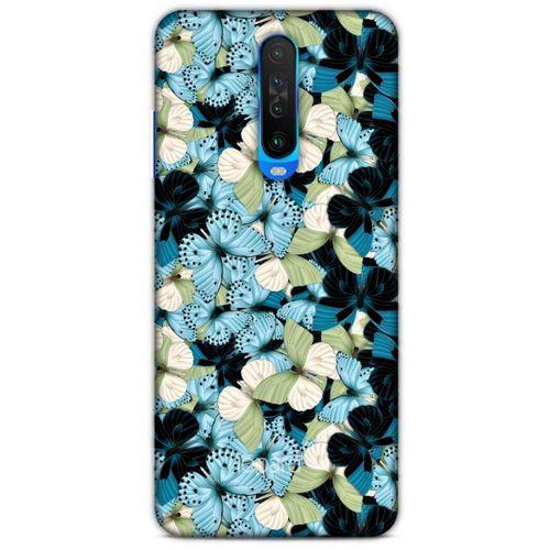 Xiaomi Redmi K30 Kılıf Kelebek Etkisi (26) Tpu Silikon Kılıf Sarı Kırmızı