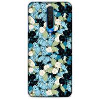 Xiaomi Redmi K30 Kılıf Kelebek Etkisi (26) Tpu Silikon Kılıf Sarı Kırmızı