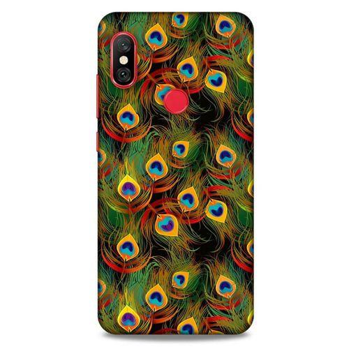 Xiaomi Redmi Note 6 Pro Kılıf Desenli Özel Seri Tüyler (12) Koruyucu Silikon