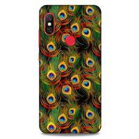 Xiaomi Redmi Note 6 Pro Kılıf Desenli Özel Seri Tüyler (12) Koruyucu Silikon