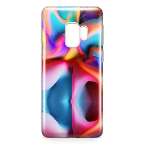 Samsung Galaxy S9 Kılıf Silikon Boya Arka Kapak Koruma Desenli Full Koruyucu