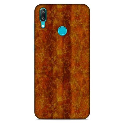 Mermer Desenli (38) Tema Neo Hybrid Kılıf Kehribar Huawei Y7 2019 Kılıf