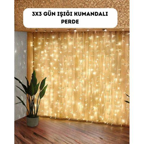 Dekoratif Perde Peri Led Günışığı Renk 8 Fonksiyonlu Işık