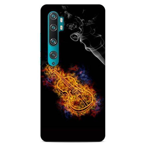 Lopard Xiaomi Mi Note 10 Uyumlu Kılıf FireX (8) Baskılı Kılıf Keman