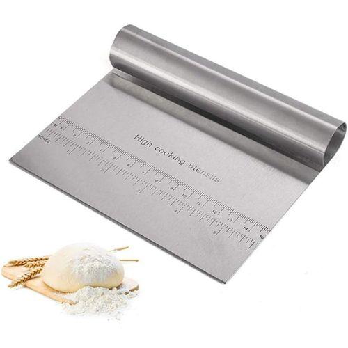 Çelik Hamur Kesici,Metal Hamur Sıyrıcı,Pasta Sıyırma Aparatı,Hamur Dilimleyici,Pasta Ve Pasılık İçin Çelik Şekillendirici Ve Hamur Porsiyonlayıcı