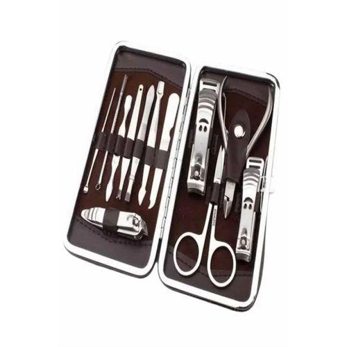 Tırnak Bakım Seti Tırnak Düzeltme Batık 12 Parça Çanta Tipi Manikür Pedikür