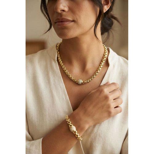 Xuping Singapur Zincir Model Kolye ve Bileklik Set