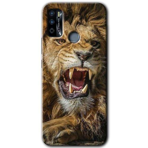 İnfinix Hot 9 Play Kılıf HD Desen Baskılı Arka Kapak - Lion King