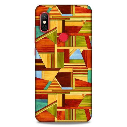 Lopard Xiaomi Mi A2 Lite Uyumlu Kılıf Wood'X (46) Core Armor Kılıf Desenli