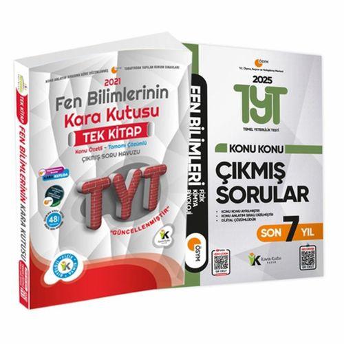 2025 TYT Fen Bilimleri Konu Konu Son 7 Yıl Çıkmış Soru Bankası ve Fen B  Kara Kutu TEK KİTAP Çözümlü