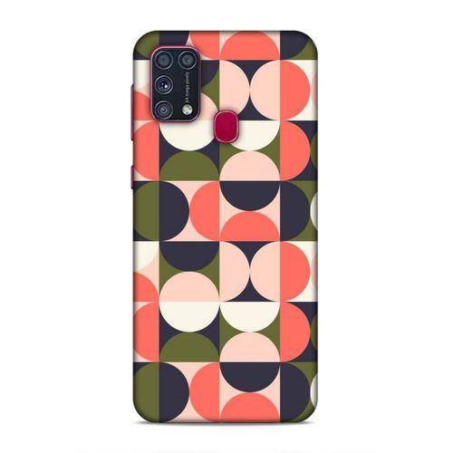 Samsung Galaxy M31 Uyumlu Kılıf Insomnia (42) Rugged Armor Kılıf Kare Daire