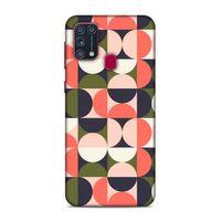 Samsung Galaxy M31 Uyumlu Kılıf Insomnia (42) Rugged Armor Kılıf Kare Daire