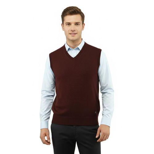 Erkek V Yaka Süveter Çelik Örgü Regular Kalıp 5200H BGL-ST04962