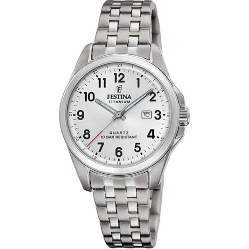 Festina F20697/1Quartz Titanyum Gri Beyaz Kadran 31 mm Kadın Kol Saati