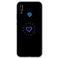 Huawei P20 Lite Kılıf HD Desen Baskılı Arka Kapak - Heart Strokes