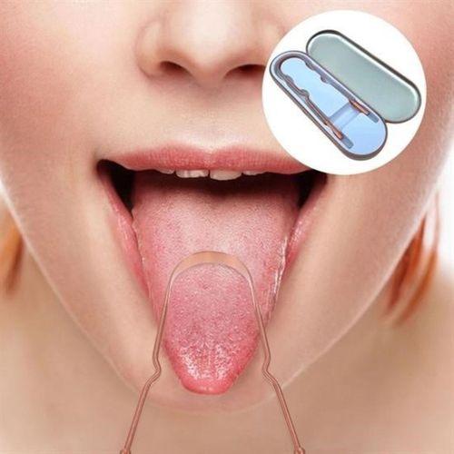 Angel Of Life® Bakır Oil Pulling Yağ Çekme Dil Plak Temizleme Aleti Dil Fırçası Sıyırıcı Dil Kaşığı